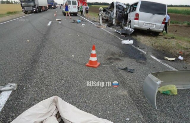 Два человека погибли в лобовом столкновении на Ставрополье 