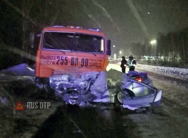 Водитель «Тойоты» погиб в ДТП на Гусинобродском шоссе 