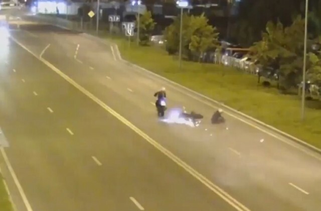 Два мотоцикла столкнулись в Калининграде