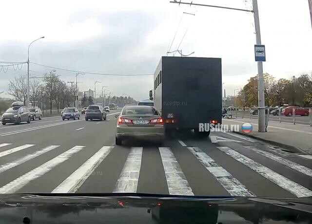 ДТП с автозаком в Минске
