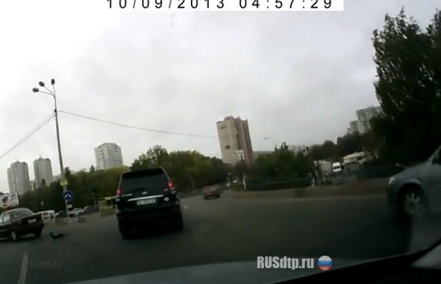 Ланос и джип. Дтп 