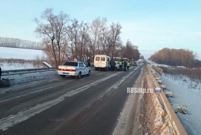 Видеорегистратор запечатлел момент массового ДТП в Башкирии 