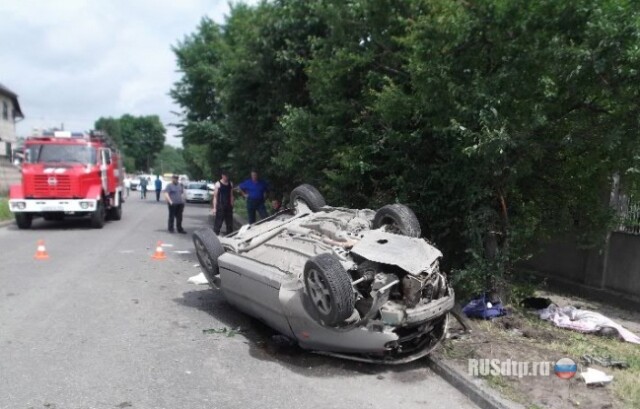 ДТП с переворотом 