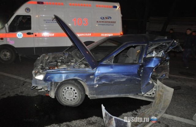 Ночное ДТП в Алматы 