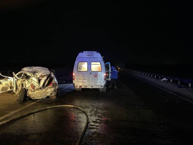 В Ростовской области МАЗ смял легковой автомобиль Geely: погибли два человека 