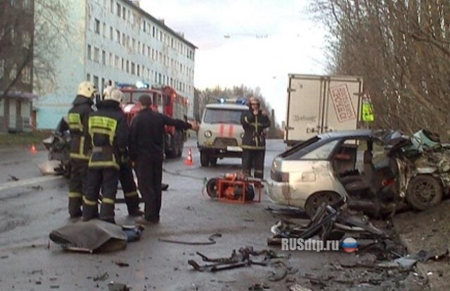 ДТП в Мурманске попало в объектив видеорегистратора очевидца 