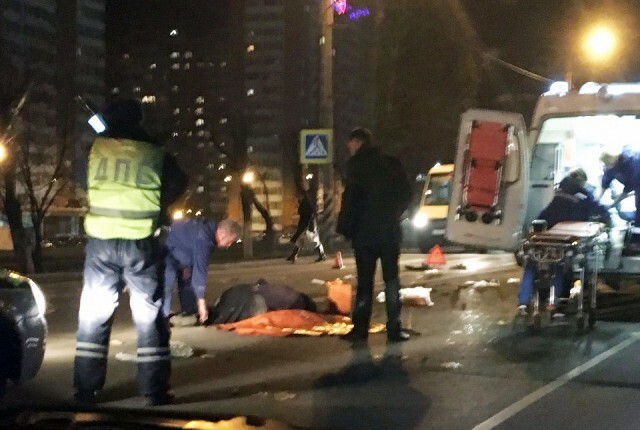 В Серпухове сбили пешехода на пешеходном переходе 