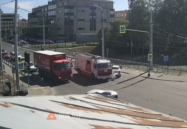 ДТП с пожарной машиной в Петрозаводске