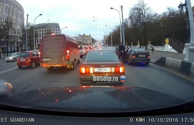 Разборки на дороге в Минске
