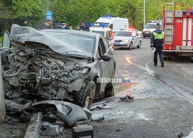 Полицейский погиб в ДТП в Москве 