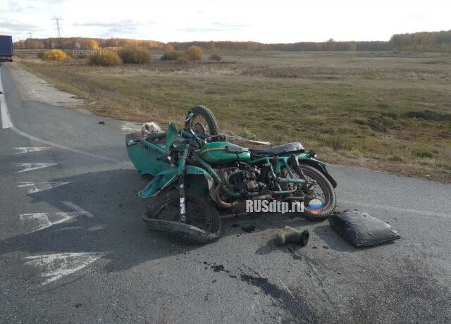 В Челябинской области мотоциклист погиб, столкнувшись с фурой 