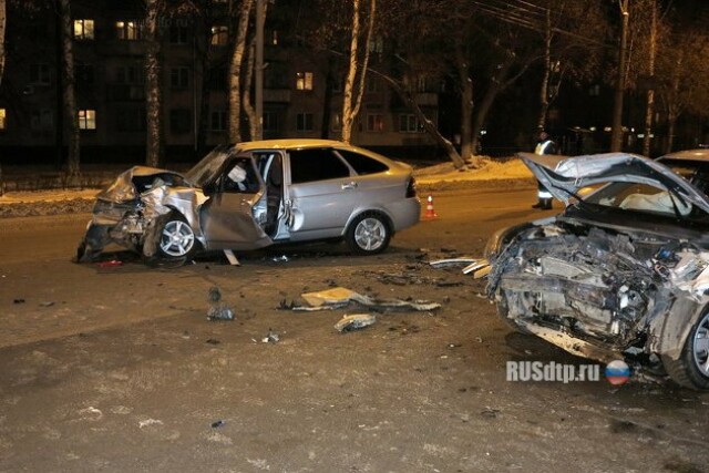 В Йошкар-Оле пьяный водитель устроил лобовое столкновение 