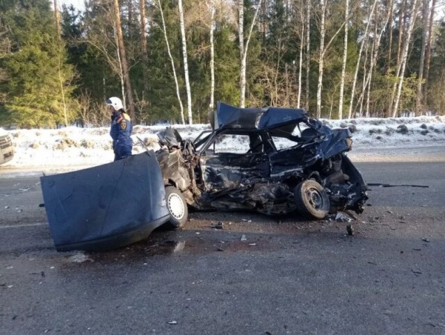 «Объезжал яму»: видеорегистратор запечатлел момент массового ДТП на трассе «Золотое кольцо» 