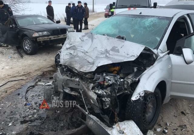 BMW разорвало на части в результате ДТП в Нижегородской области 