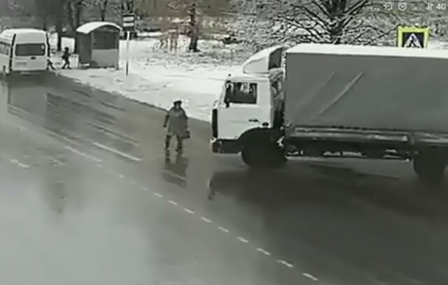 В Козьмодемьянске грузовик сбил женщину на пешеходном переходе