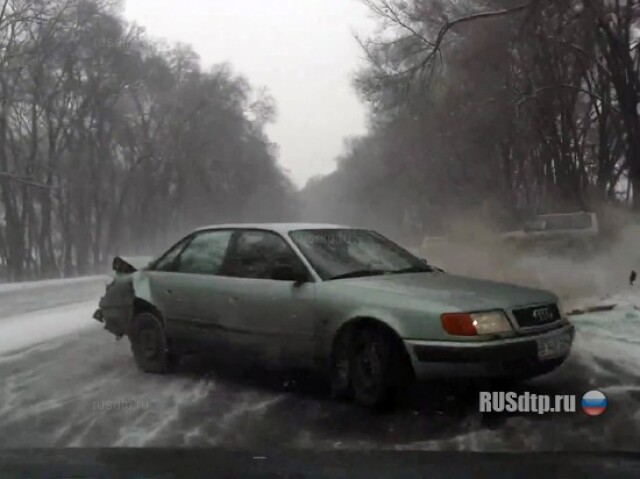 Замес на трассе в Казахстане 