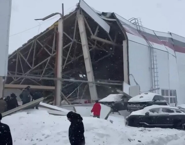 В Липецкой области обрушилась крыша завода по производству электрокаров Evolute 