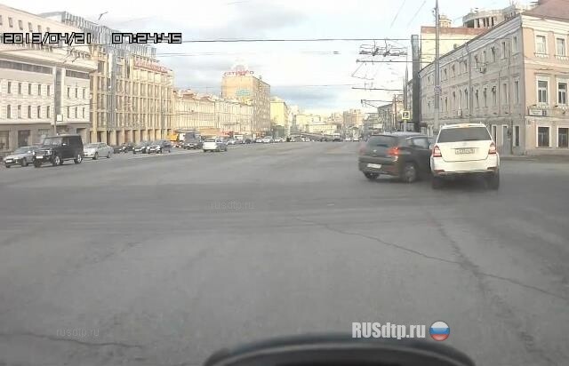 Замес на перекрестке 