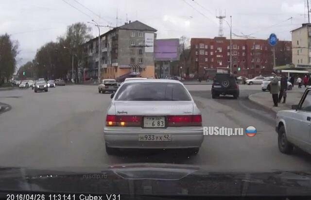 Конфликт на дороге в Кемерове