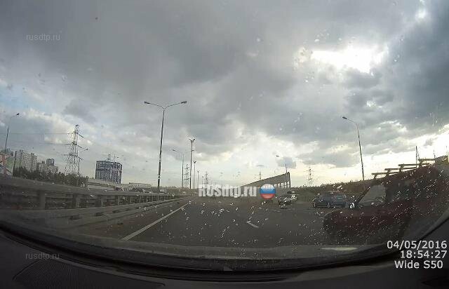 Крупная авария на Ярославском шоссе