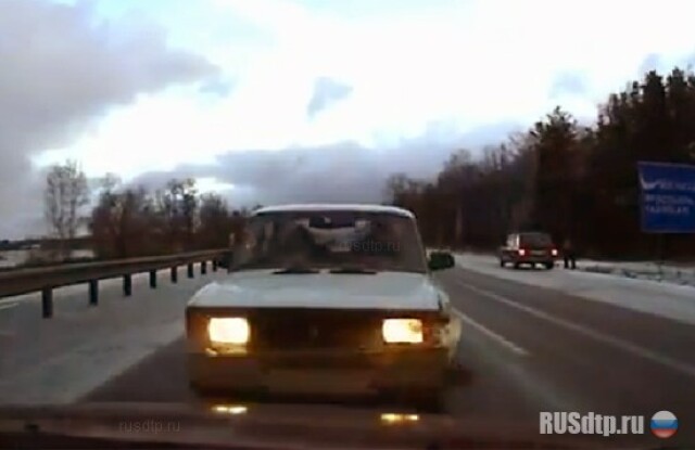 Лобовое на полосе одностороннего движения 