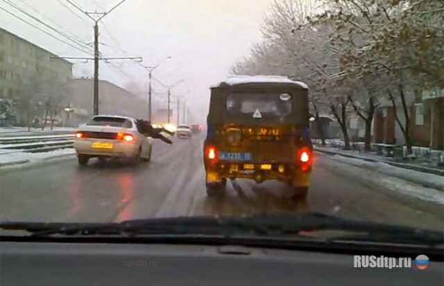 Опять классика ДТП 