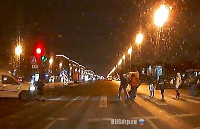Наезд на пешехода в Петербурге