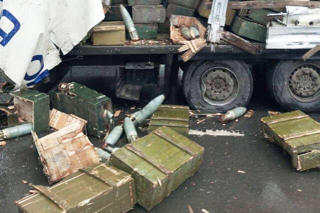 ДТП в Нижегородской области: ящики с боеприпасами выпали на проезжую часть 