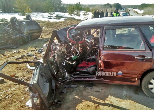 Пожилые супруги погибли в лобовом столкновении автомобилей в Удмуртии 