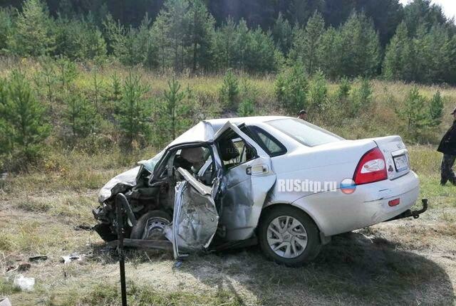 Водитель и две пассажирки «Приоры» погибли в ДТП в Самарской области 