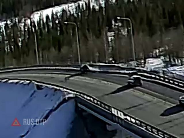 ДТП на белореченском мосту в Апатитах