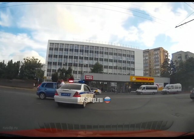 ДТП в Ставрополе с участием машины ДПС