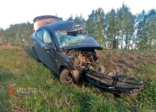 На трассе Орел — Тамбов в ДТП погиб водитель «Соляриса» 