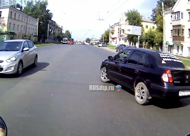 ДТП с мотоциклистом в Кирове