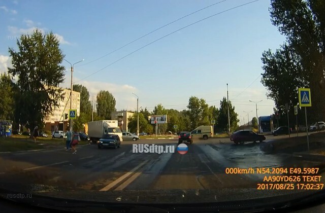 Везучий пешеход в Димитровграде