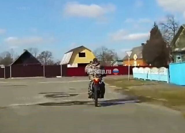 Погоня за мотоциклистами в Гомельской области
