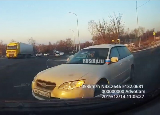 Попал в ДТП во Владивостоке 