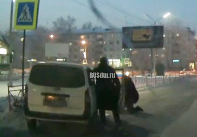 Сбили пешехода в Иркутске 