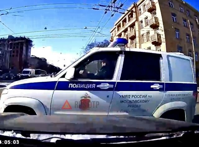 ДТП с участием машины полиции в Петербурге