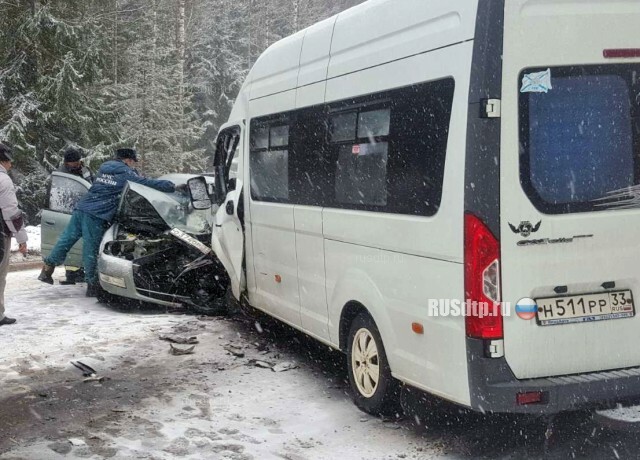 Смертельное ДТП с участием автобуса произошло на трассе Владимир — Муром 