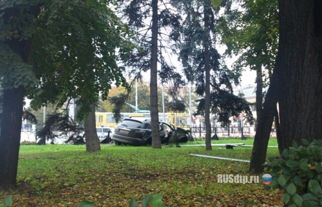 ДТП в центре Рязани с участием Инфинити 