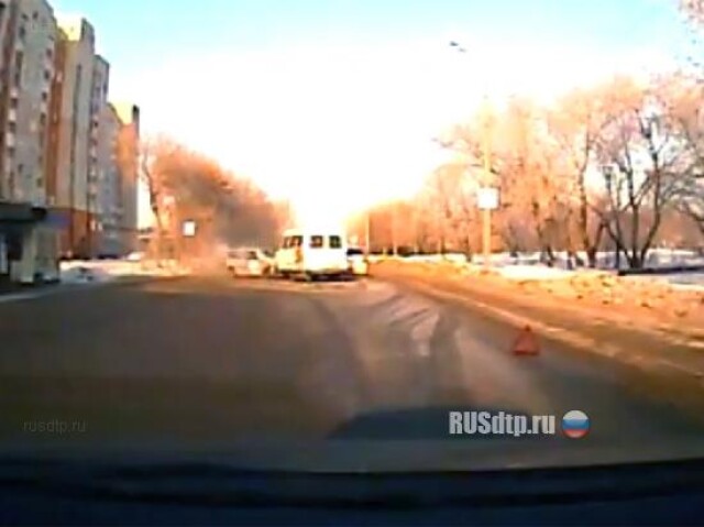 Слепой таран в Омске 