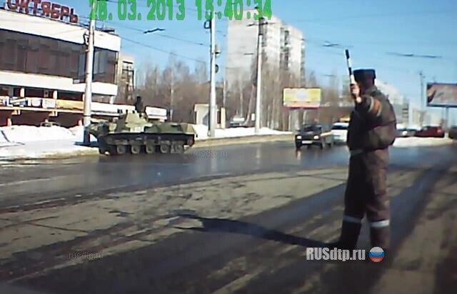 БМД в столб