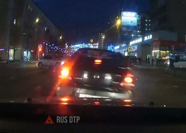 ДТП с участием такси в Мурманске