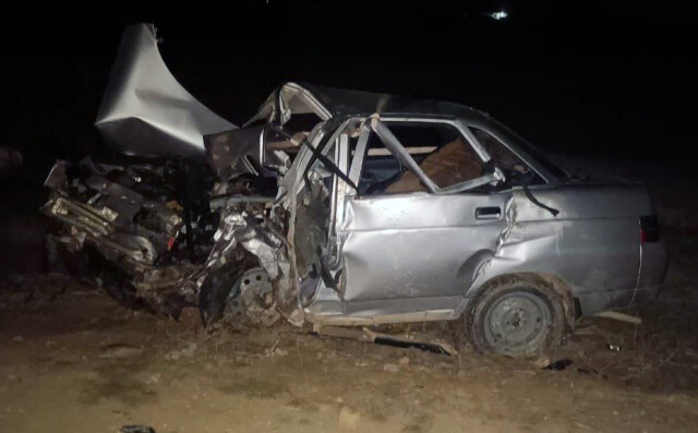 Две «Лады» лоб в лоб столкнулись в Дагестане: погибли оба водителя 