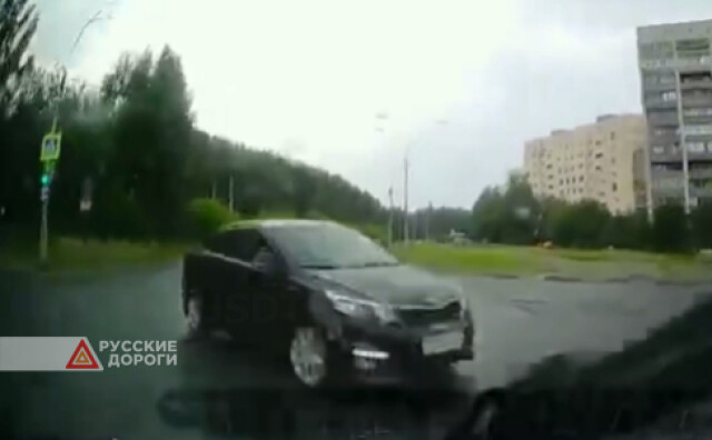 Столкновение на перекрестке в Новоуральске