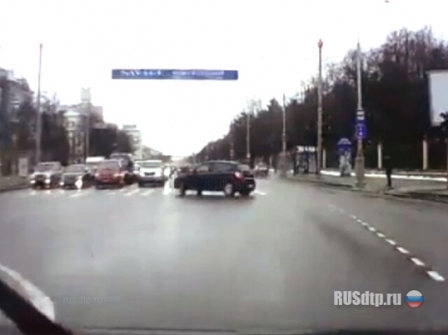 Курьезный эпизод погони в Минске 