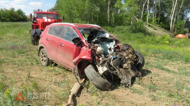 42-летний водитель Kia Sportage погиб в ДТП под Оренбургом 