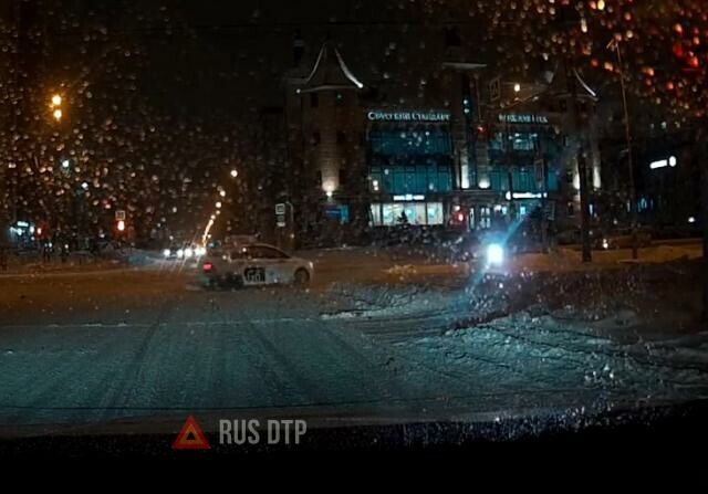 ДТП с участием такси в Казани