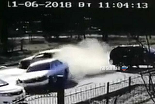 В Белогорске столкнулись три автомобиля